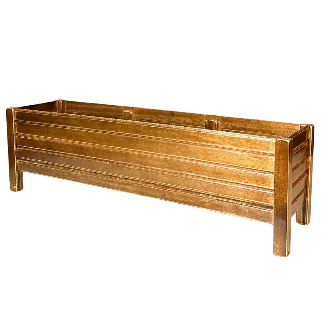 Jardineira de Madeira Ripada para Plantas