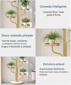 Organizador de Planta de 5 Camadas