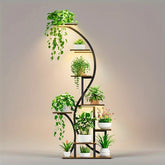 Organizador de Plantas com Luz de Crescimento – 8 Níveis
