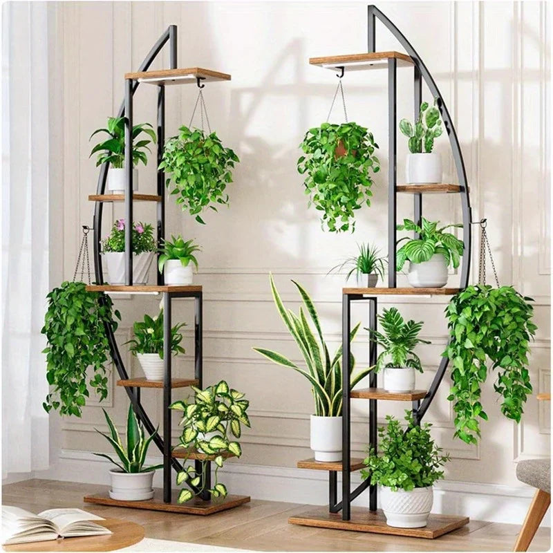 Organizador Curvo para Plantas 6 Níveis
