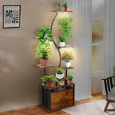 Suporte 8 Níveis com Gaveta de Armazenamento