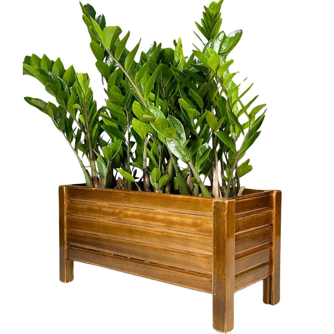 Jardineira de Madeira Ripada para Plantas